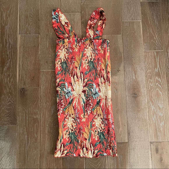NWT FARM Rio Floral Mini Dress - Picture 4 of 6
